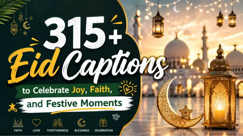 Eid Captions With Caption Generator
