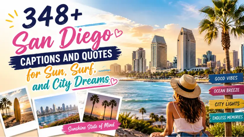 San diego captions with caption generator