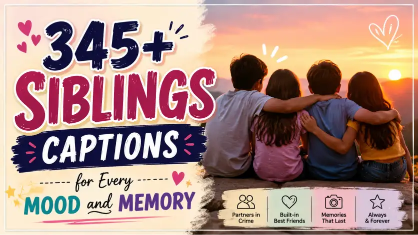 Sibling captions with caption generator