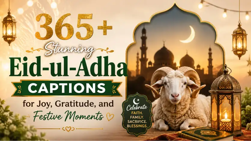 Stunning Eid ul adha captions with caption generator
