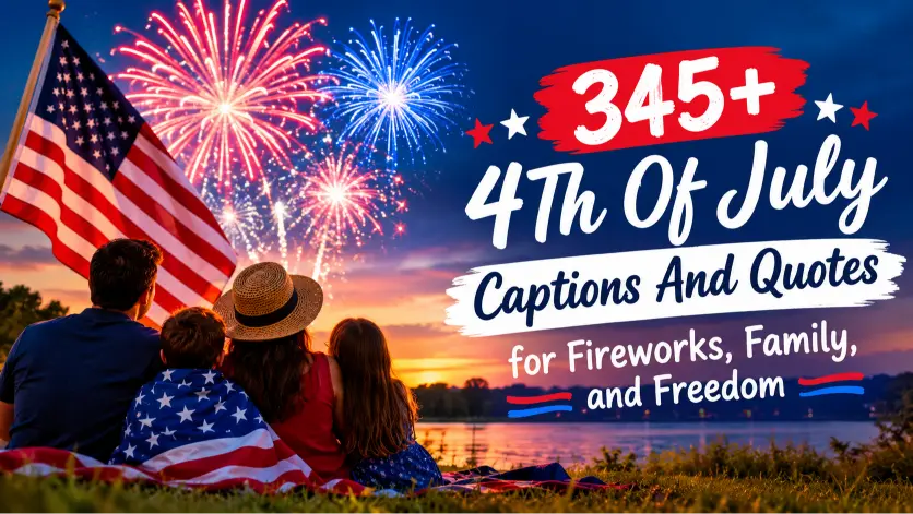 4th of july captions