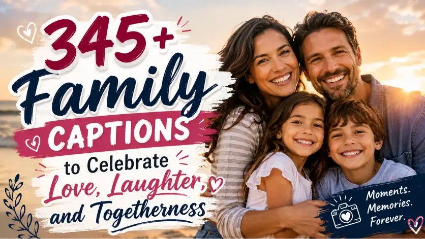 Family captions with caption generator