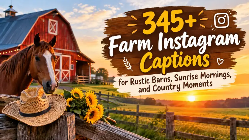 Farm instagram captions with caption generator