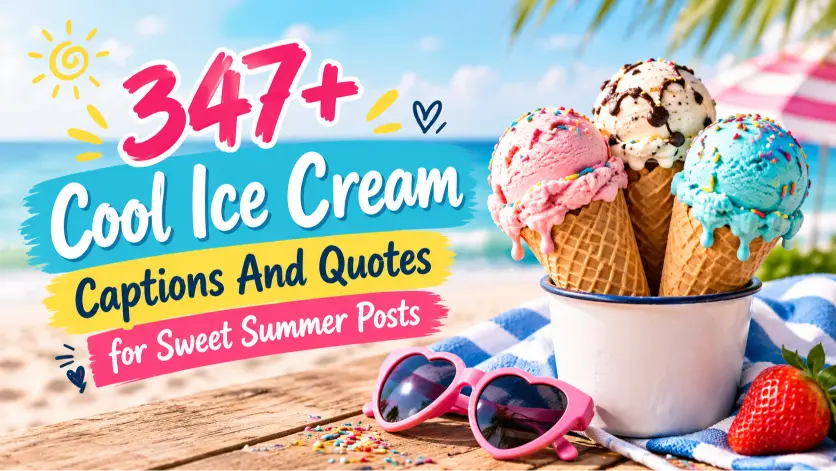 Ice Creams Captions with Caption Generator