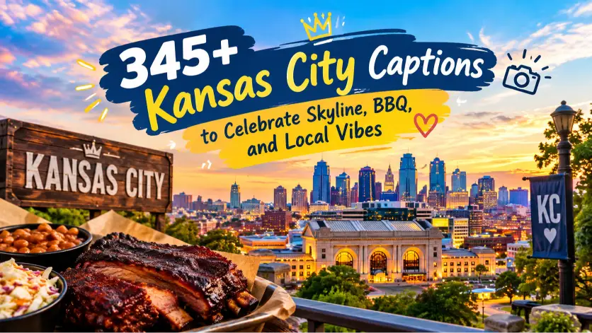Kansas city captions with caption generator