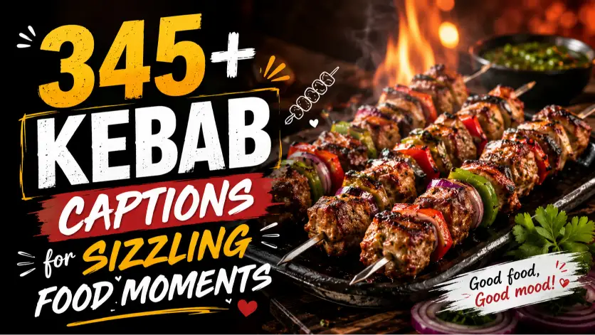 Kebab captions with caption generator