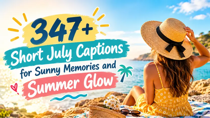 Short july captions with caption generator