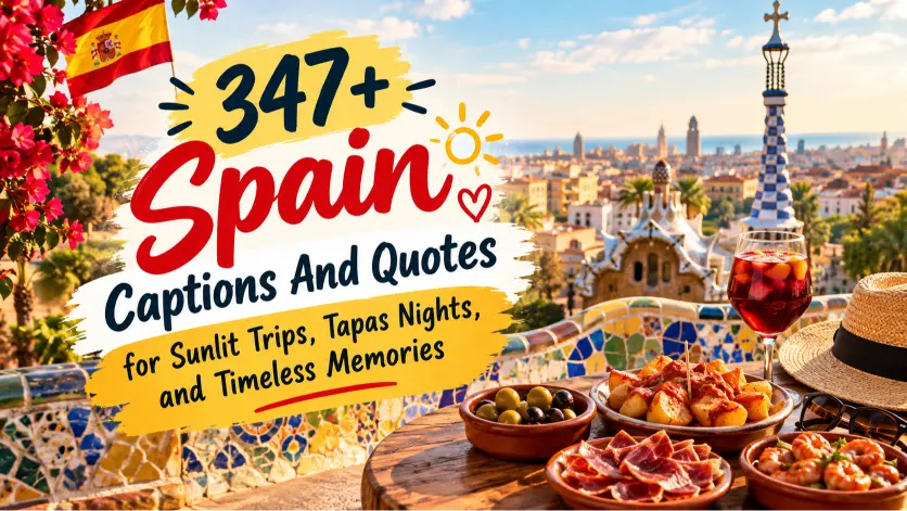 Spain captions with Ai generator